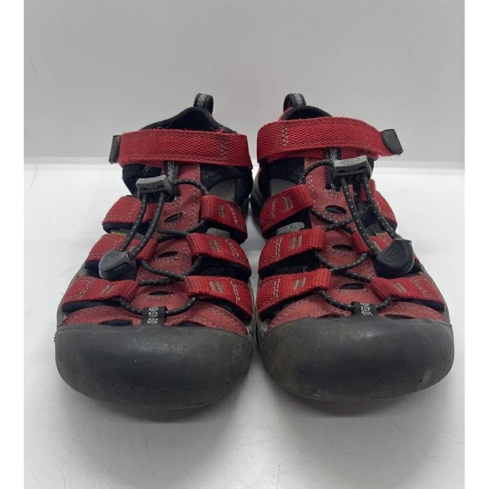 Keen Newport H2 Red Ribbon Hiking Sports Sandals Big Kids Sz 4 US 36 EUR 1012318